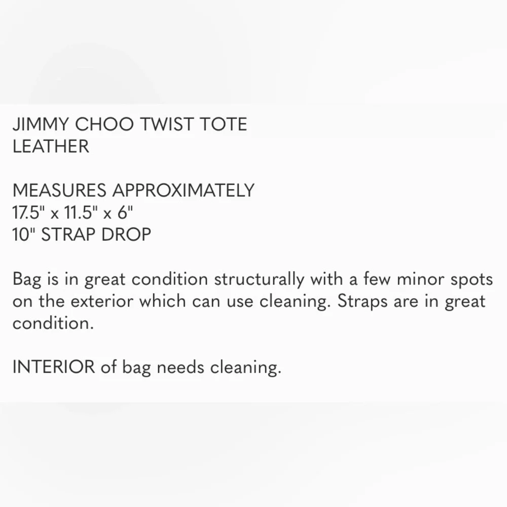 Jimmy Choo tote bag - Picture 14 of 14